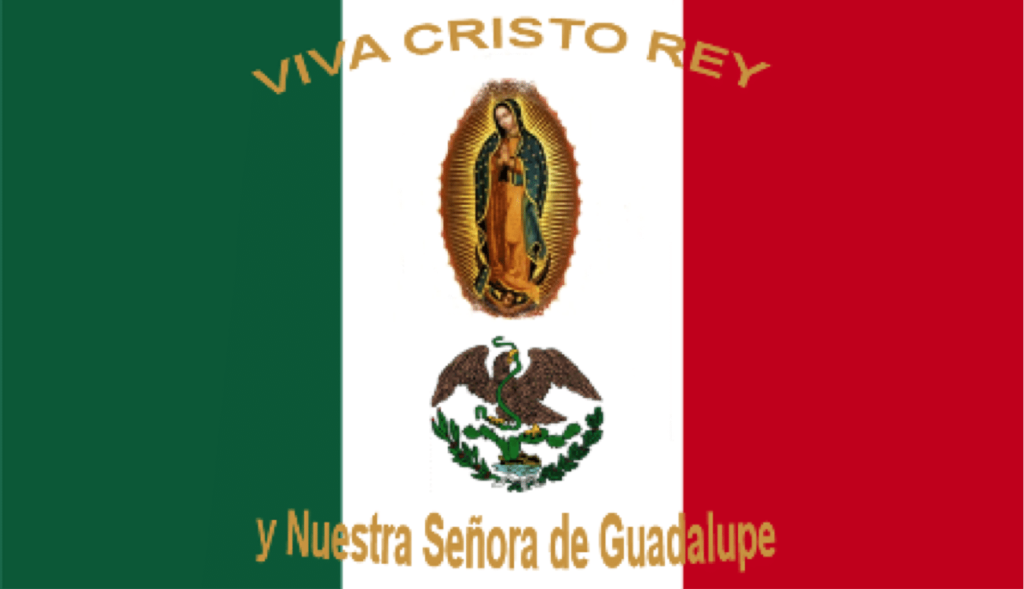 Bandera del Movimiento Cristero