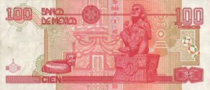 Billete_$100_Mexico_Tipo_D_Reverso