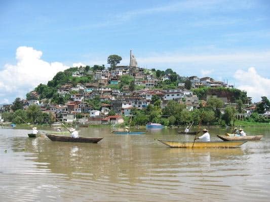 Janitzio Island where one of the most beatiful Day of the Dead celebrations take plae