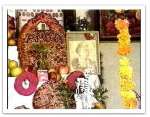 Elements of a Day of the Dead Ofrenda