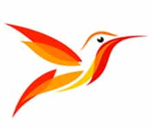 Stylized Hummingbirds