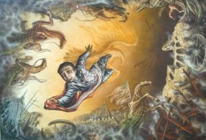 Mural Castillo de Chapultepec por Gabriel Flores